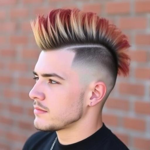 Mohawk Mullet Haircut