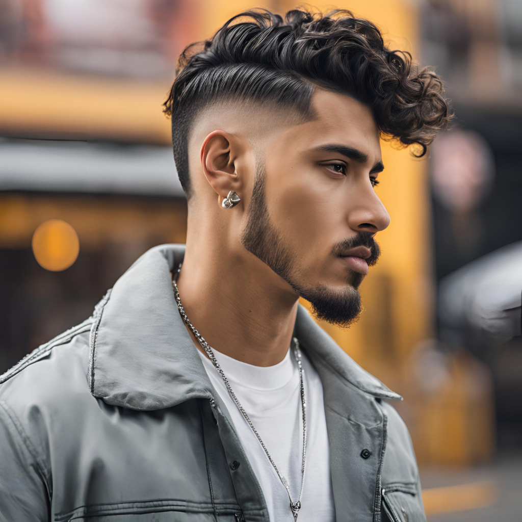 Wavy Mullet Haircut