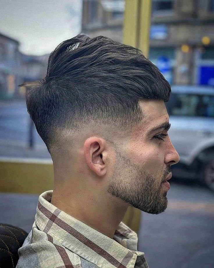 Drop Fade Mullet Haircut