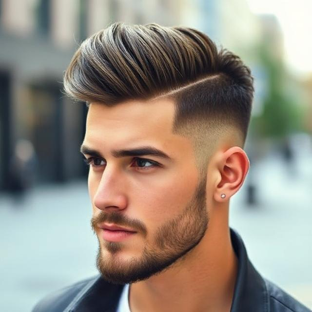 Low Fade Mullet Haircut