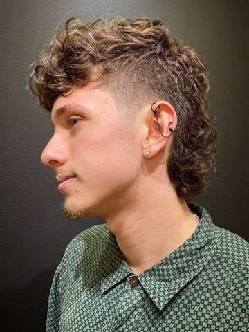 Edgy Mullet haircut