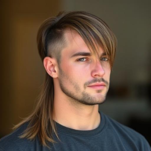 Mullet Haircut with Straight Hair