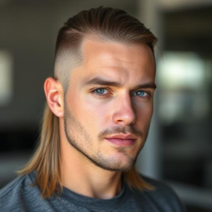 Mullet Haircut with Straight Hair