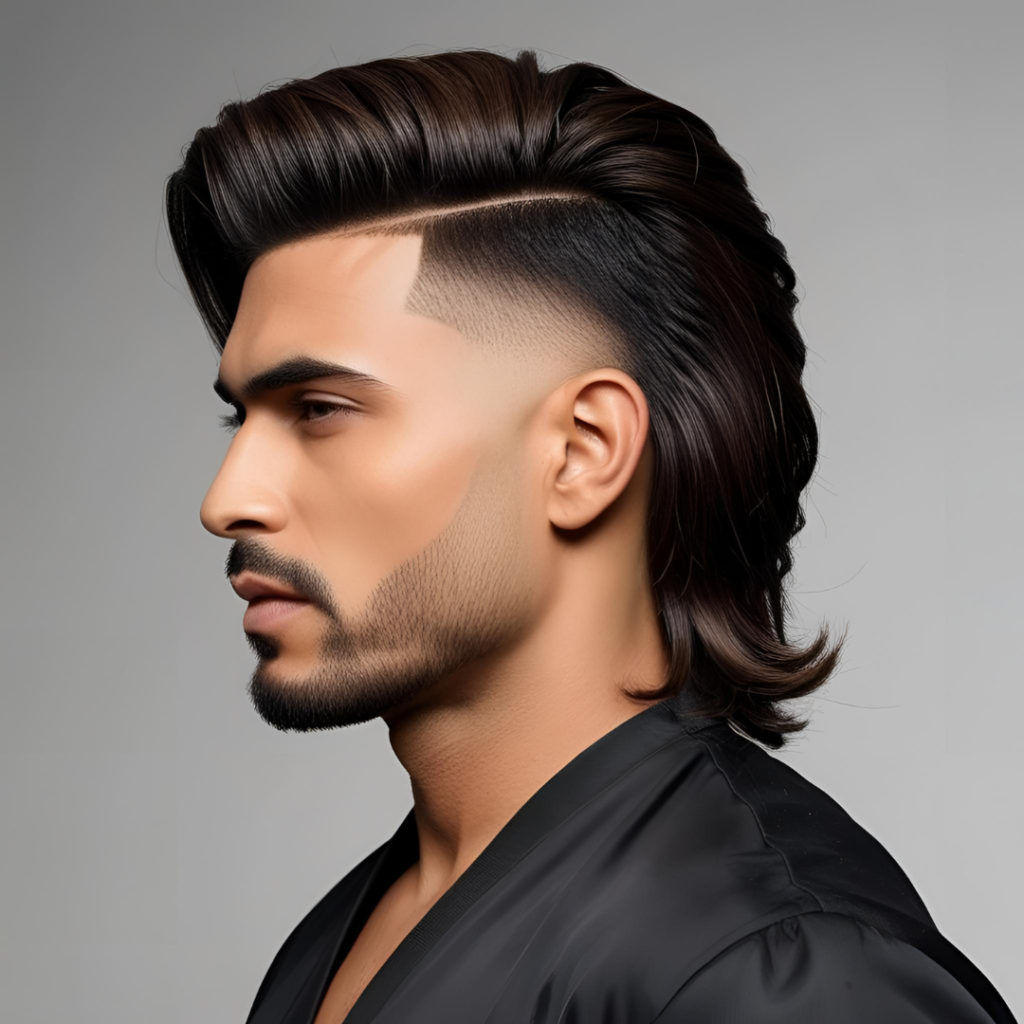 Undercut Mullet Haircut