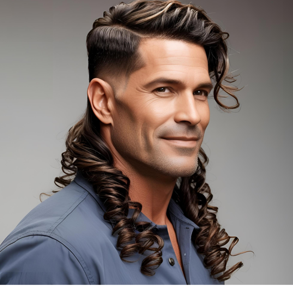 Long Mullet Haircut for Men