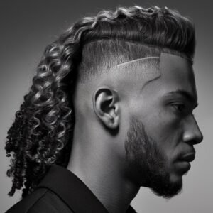 Black Man Mullet Haircut