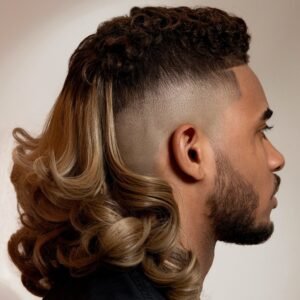 Black Man Mullet Haircut