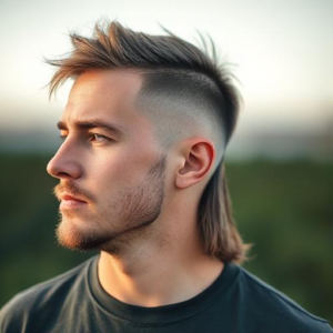 Straight Mullet Haircut