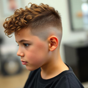 Curly Mullet Haircut