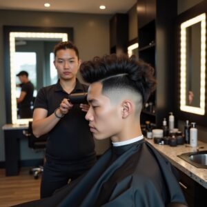 Asian Perm Mullet
