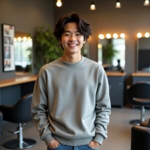  Wolf Cut Asian