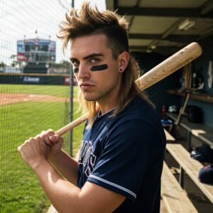 Baseball Mullet Haircuts