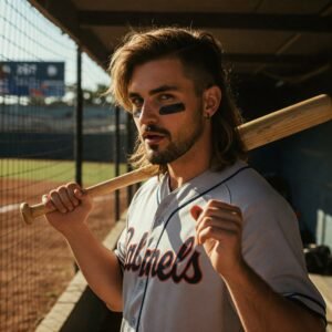 Baseball Mullet Haircuts