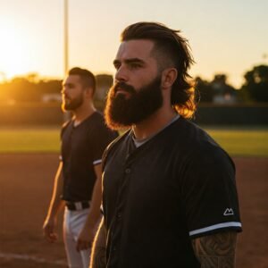 Baseball Mullet Haircuts