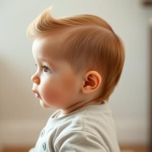 Side-Part Mullet baby Haircut