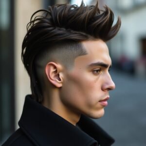  Burst Fade Mullet