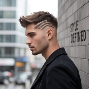  Burst Fade Mullet