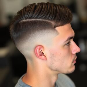 Buzz Cut Burst Fade Mullet